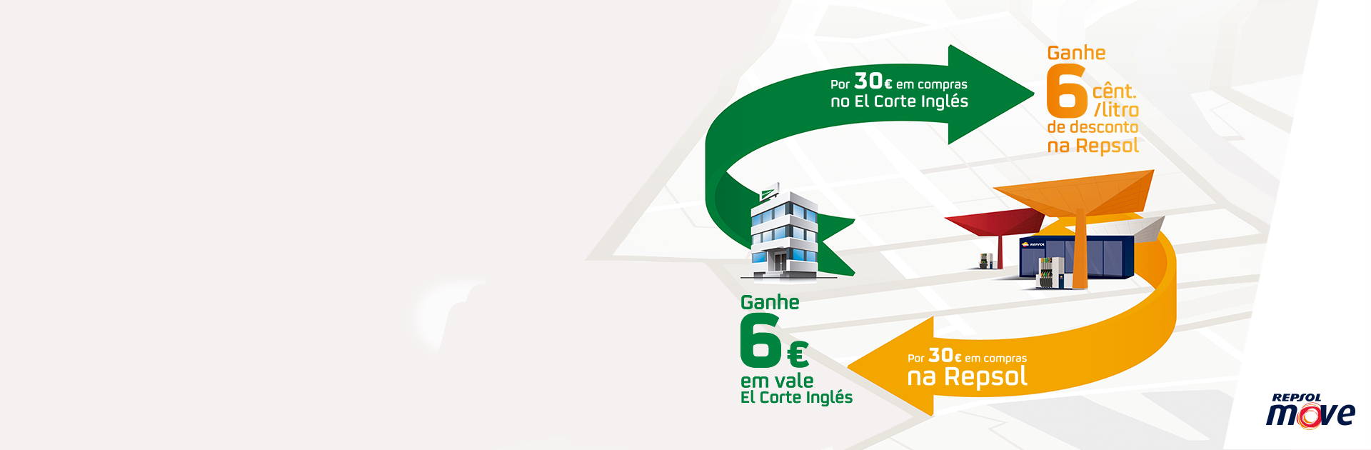 Na Repsol e no El Corte Inglés